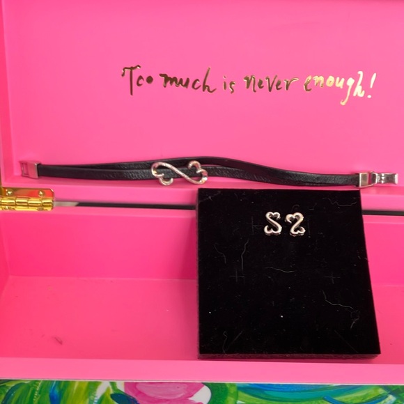 Open Hearts bracelet & earrings - Picture 1 of 8